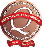 AHCA quality awards - Bronze 2016